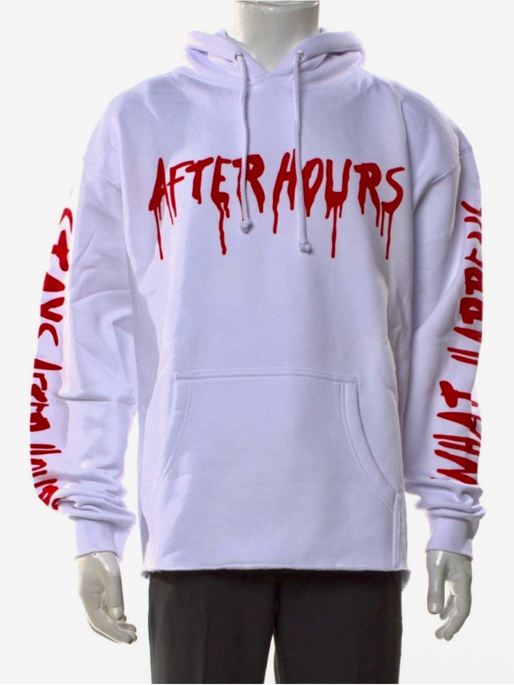 THE WEEKND X VLONE GRAPHIC PRINT HOODIE